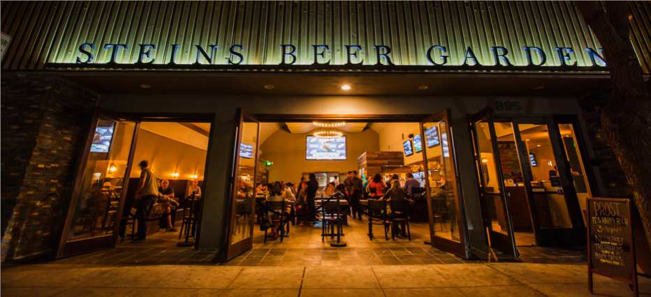 South Bay Single Professionals get together in a bar of a restaurant